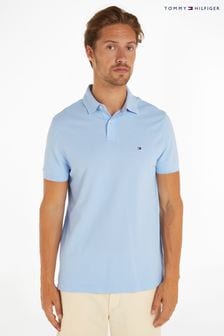 Голубая футболка-поло классического кроя Tommy Hilfiger1985 (N99271) | €103