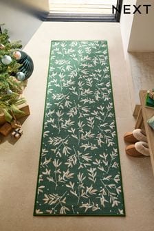 Green Washable Mistletoe Runner (N99687) | $43 - $72