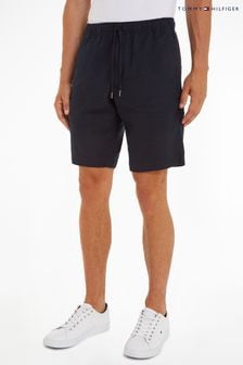 Tommy Hilfiger Blue Harlem Linen Shorts (N99691) | $143
