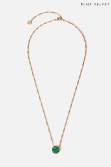 Mint Velvet Tone Malachite Necklace (N99722) | €56