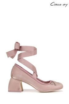 Circus NY Pink Della Heeled Ballerina Shoes (N99824) | kr1,168