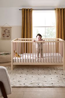 Mamas & Papas Natural Blush Solo Cot Bed (N99894) | €441