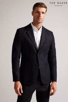 Ted Baker Grey Yarm Slim Fit Flannel Blazer (NPJ296) | €313