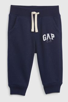 Albastru - Pantaloni sport Gap din fleece cu logo (P20229) | 88 LEI