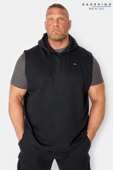 Badrhino Big & Tall Essential Ärmelloses Kapuzensweatshirt (P20418) | 27 €