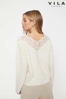 Pull Vila en maille avec dentelle dans le dos