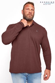BadRhino Big & Tall Essential Long Sleeve Polo Shirt