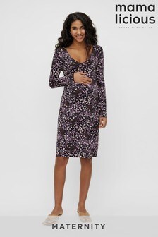 Robe Mamalicious maternité en jersey à petites fleurs