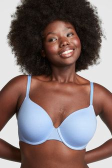 Victoria's Secret PINK Harbor Blue Lightly Lined Cotton Bra (P22486) | kr376