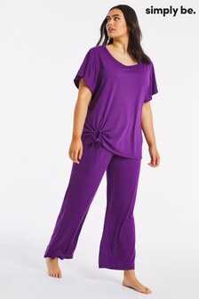 Ensemble avec haut noué sur l'avant et pantalon Simply Be Pretty Secrets Luxury