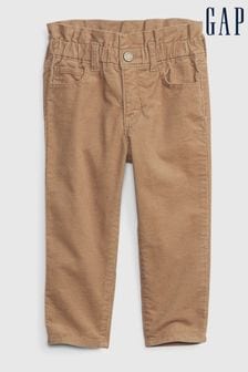Gap Brown Elasticaed Waist Corduroy Trousers (P22651) | €13.50