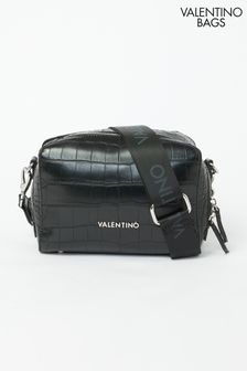 Kroko-Optik, schwarz - Valentino Bags Pattie Kameratasche (P23320) | 82 €