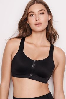 Victoria's Secret Pure Black Smooth Front Fastening Wired High Impact Sports Bra (P23529) | $106