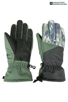 Mountain Warehouse Grey Extreme Kids Waterproof Ski Gloves (P26231) | €14.50
