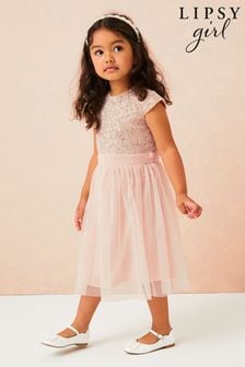 Lipsy Pink Mini Sequin Bodice Occasion Dress (P26286) | INR 5,072 - INR 5,292