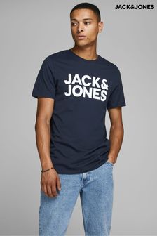 Jack & Jones Navy Original Logo T-Shirt (P26406) | ₪ 46