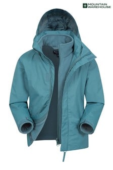 Mountain Warehouse Blue Fell Kids 3 In 1 Water Resistant Jacket (P26584) | €22.50
