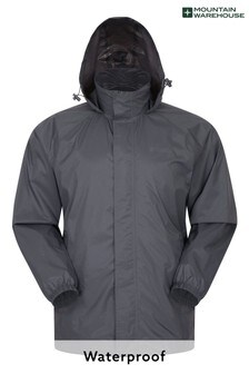 Mountain Warehouse Grey Pakka Mens Waterproof Jacket (P26781) | ₪ 99
