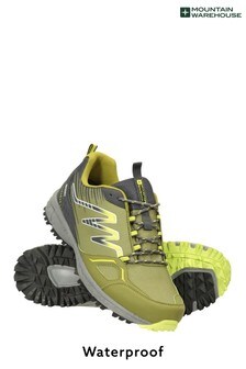 Mountain Warehouse Green Enhance Waterproof Trail Mens Running Sneakers (P26831) | 102 €
