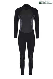 Mountain Warehouse Black Printed Womens Full Length Neoprene Wetsuit (P27451) | 134 €