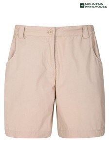 Mountain Warehouse Beige Quest Womens UV Protection Hiking Shorts (P27503) | €23