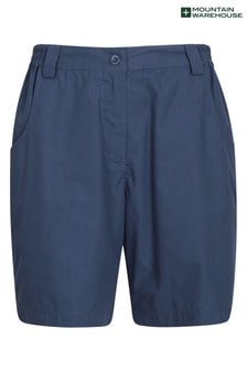 כחול כהה - מכנסי מטיילים קצרים של Mountain Warehouse דגם Quest לנשים עם הגנה UV (P27527) | ‏98 ₪