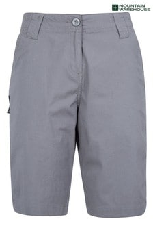אפור - מכנסיים קצרים נמתחים לנשים דגם Coast של Mountain Warehouse (P27530) | ‏112 ₪