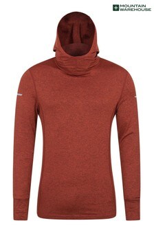 Mountain Warehouse Red Echo Melange Recycled Mens Slim Fit Sports Hoodie (P27703) | 47 €