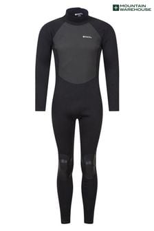 Mountain Warehouse Jet Black Mens Full Length Neoprene Wetsuit (P27714) | €110