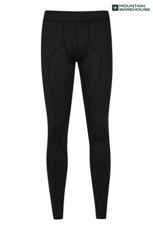 Mountain Warehouse Pure Black Mens Stretch Running Leggings (P27747) | 159 SAR