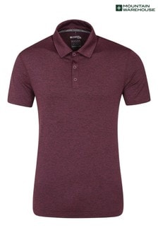 Mountain Warehouse Red Deuce IsoCool Mens Breathable UV Polo Shirt (P27753) | 16 €