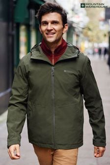 Mountain Warehouse Green Covert Mens Lightweight, Waterproof Outdoor Jacket (P27756) | kr831
