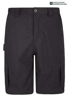 Mountain Warehouse Black Trek Mens Walking Shorts (P27766) | 42 €
