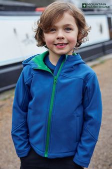 Mountain Warehouse Blue Exodus Kids Water Resistant Softshell (P28010) | €42