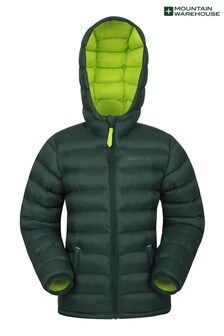 Mountain Warehouse Khaki Green Seasons Kids Water Resistant Padded Jacket (P28059) | €25