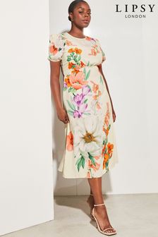 Cream dresses for store a wedding guest