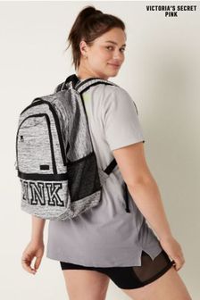Victoria's Secret PINK Jet Lag Heather Grey College Backpack (P28721) | kr840