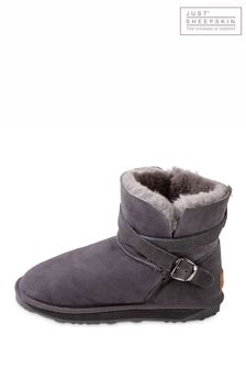 Granit - Just Sheepskin Damen Durham Lammfell-Stiefel (P29376) | 133 €