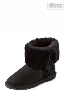 Just Sheepskin Black Ladies Derby Sheepskin Boot (P29379) | 133 €
