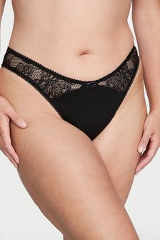 Victoria's Secret Black Smooth Thong Knickers (P29747) | €14