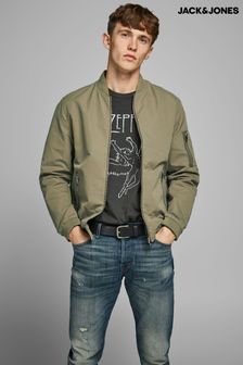 Verde - Jachetă Jack & Jones Bomber (P29910) | 263 LEI