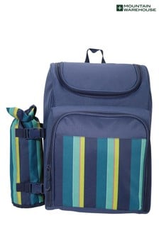 Mountain Warehouse Stripe Coolbag Backpack Picnic Set - 4 Person (P30948) | 306 SAR