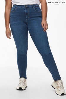 ONLY Curve Medium Blue Denim High Waist Skinny Jean (P32307) | ₪ 130