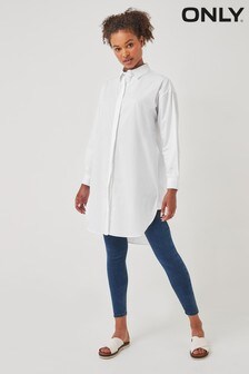 Only Bright White Oversized Shirt (P32570) | ₪ 163