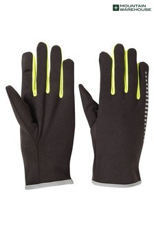 Mountain Warehouse Black Black Mens Running Gloves (P35138) | $40