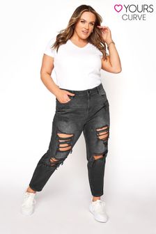 Yours Extreme Distressed Mom Jean