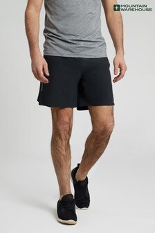 Mountain Warehouse Black Motion Mens 2 in 1 Active Running Shorts (P47473) | 41 €