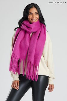 South Beach Pink Plain Thick Scarf (P47724) | OMR10
