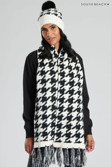 黑色 - South Beach針織圍巾帽子套裝 (P47898) | NT$1,490