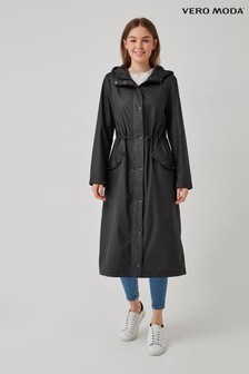 Vero Moda Black Shower Resistant Rain Jacket (P48351) | €81